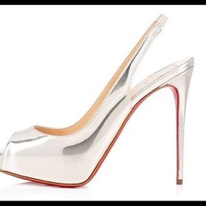 Silver Heels Red Bottom